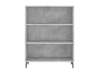 69.5 x 32.5 x 180 cm Sideboard Wood Concrete Finish Gray