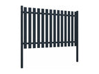105 x 4 x 150 cm Fence Panel Steel Gray