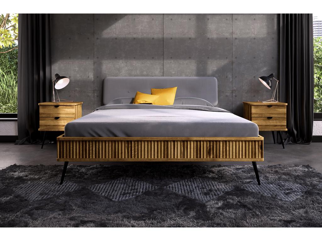 100 x 200 cm Bed Light Natural