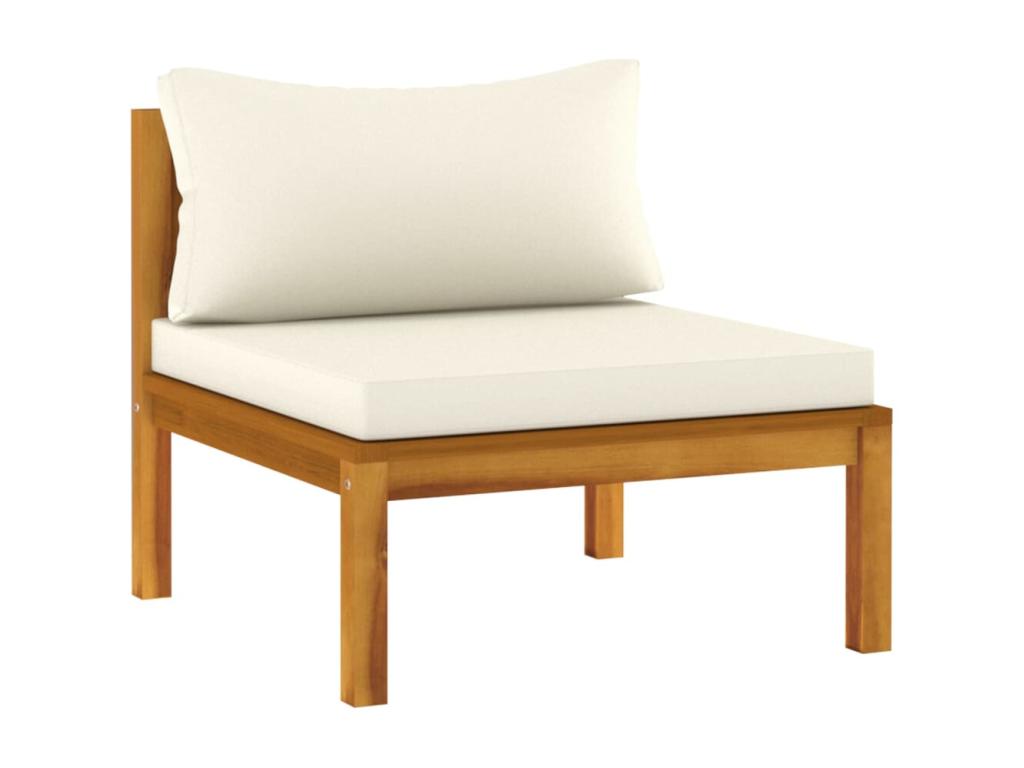 228 x 62 x 90 cm Patio Furniture Set 5-piece Wood Light Natural