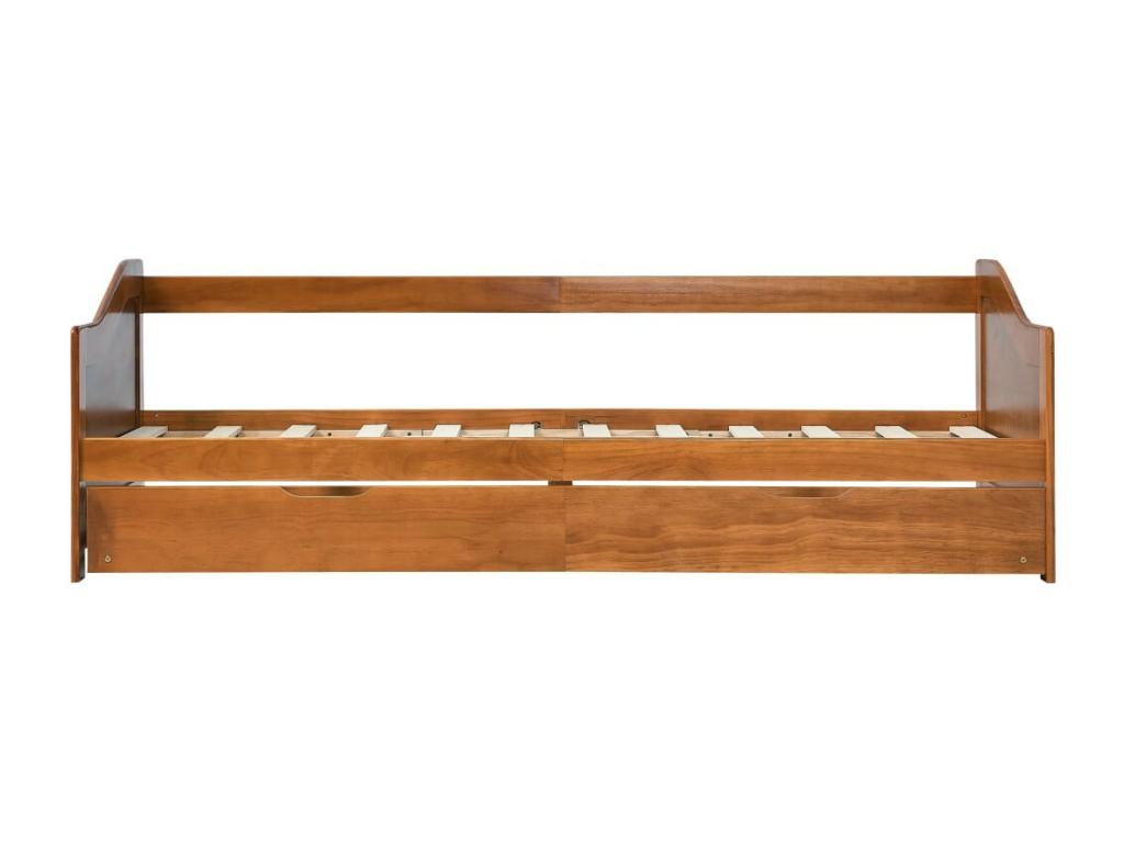 90 x 200 cm Bench Wood Brown