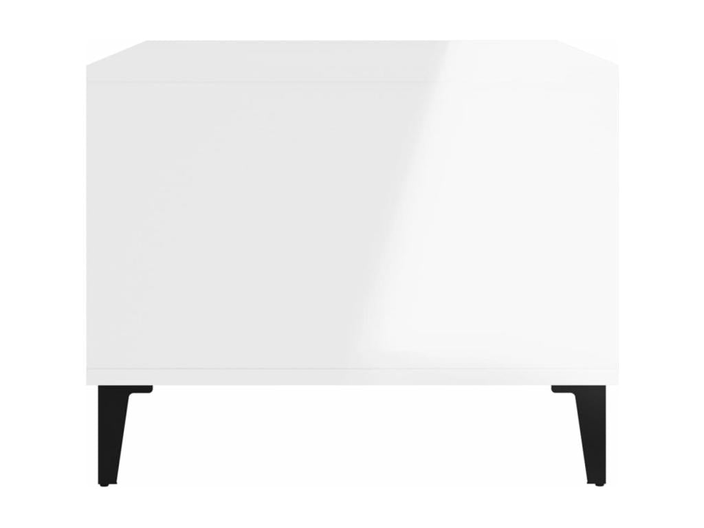 60 x 50 x 40 cm Coffee Table Wood White
