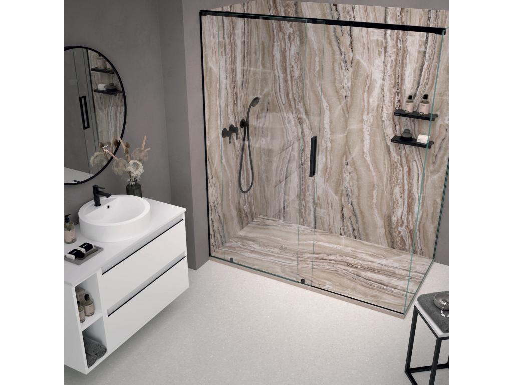 110 x 90 cm Shower Tray Resin Multicolor