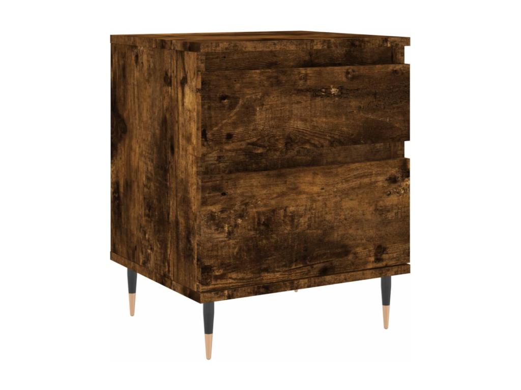 40 x 35 x 50 cm Nightstand Wood Light Natural