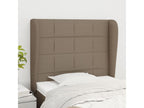 103 x 23 x 128 cm Bed Fabric Taupe