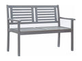 150 x 60 x 89 cm Garden Bench Gray
