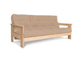 200 x 145 x 83 cm Sofa Wood Beige