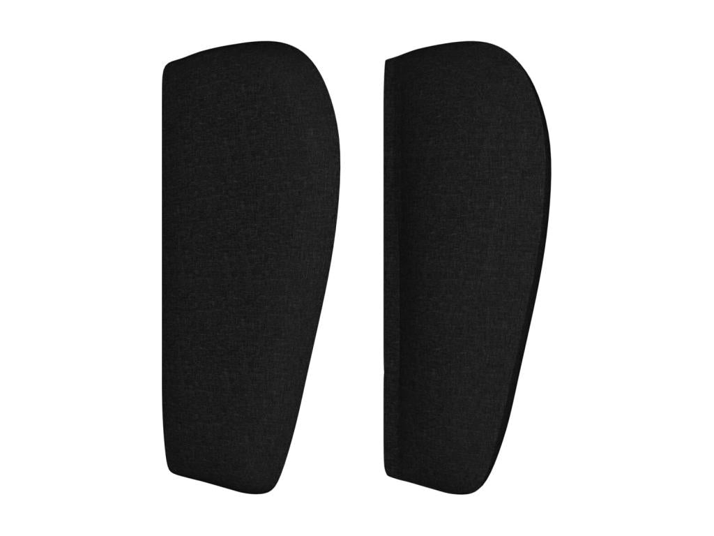 93 x 23 x 88 cm Bed Wood Fabric Black