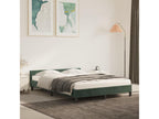 140 x 190 cm Bed Frame Velvet Green