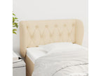 83 x 23 x 88 cm Bed Fabric Cream