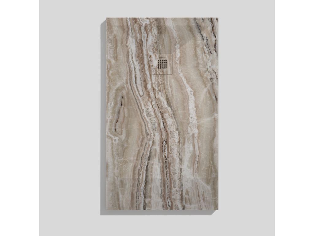 110 x 90 cm Shower Tray Resin Multicolor