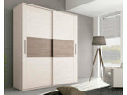 180 x 55 x 207 cm Wardrobe 2-door Wood Light Natural