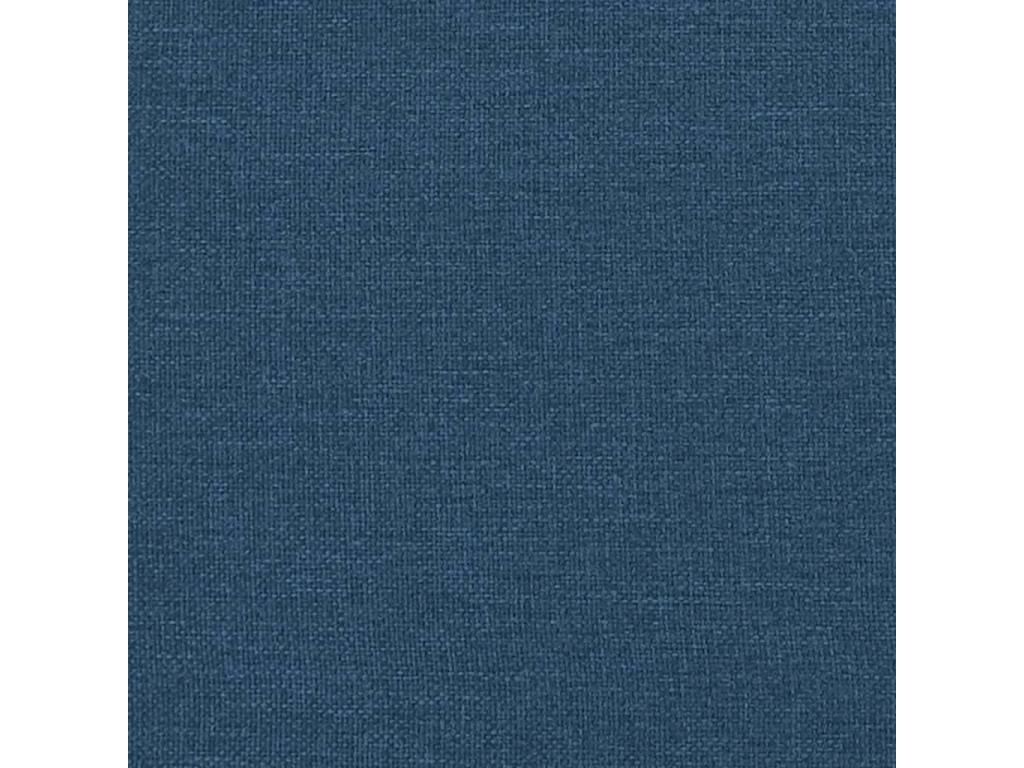 140 x 190 cm Bed Frame Fabric Blue