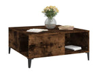 80 x 80 x 36.5 cm Coffee Table Wood Brown