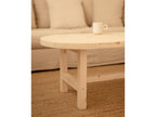 120 x 40 cm Coffee Table Wood Beige