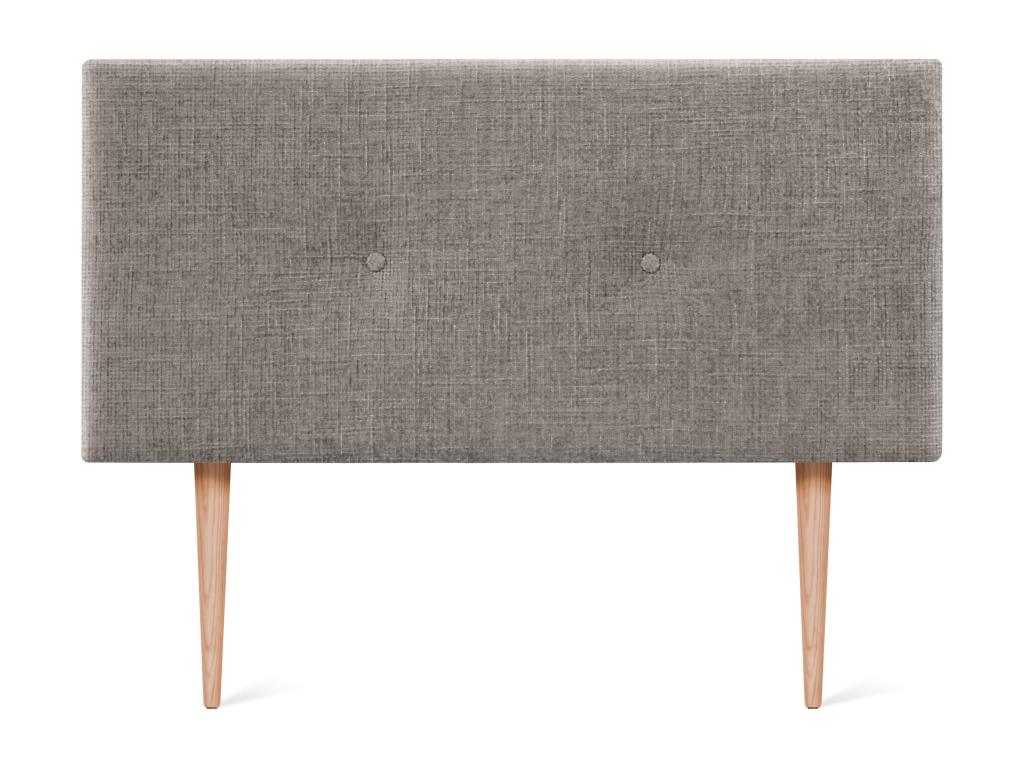 105 x 105 cm Bed Wood Gray