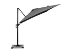 188 x 188 x 250 cm Patio Umbrella Gray