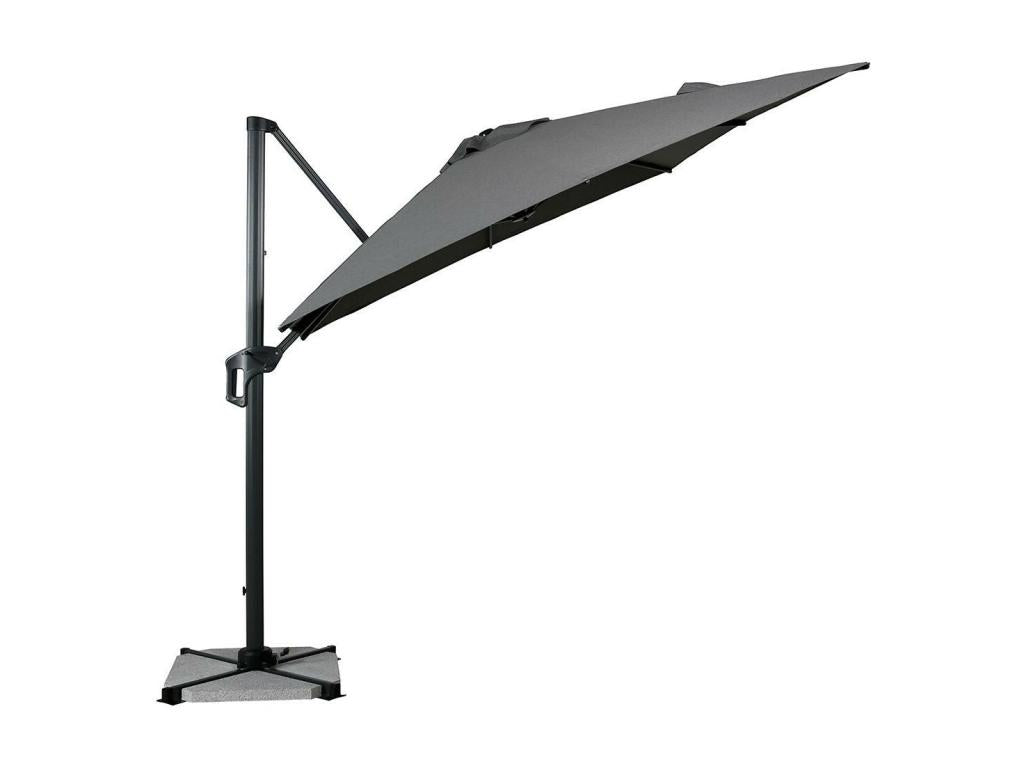 188 x 188 x 250 cm Patio Umbrella Gray