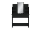96 x 40 x 142 cm Vanity Table Wood Black