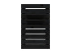 40 x 17 x 63 cm Nightstand Wood Black