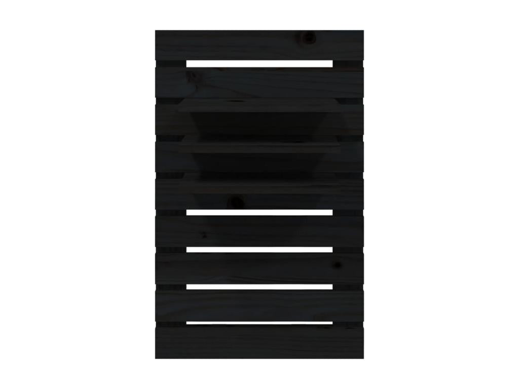 40 x 17 x 63 cm Nightstand Wood Black