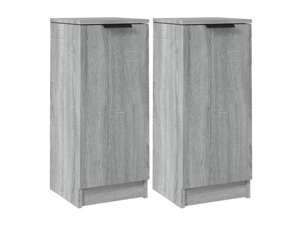 30 x 30 x 70 cm Sideboard Wood Gray