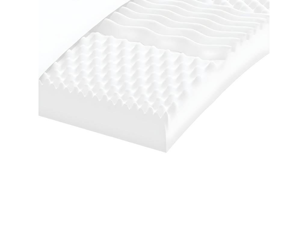 80 x 200 cm Bed Wood Fabric Taupe