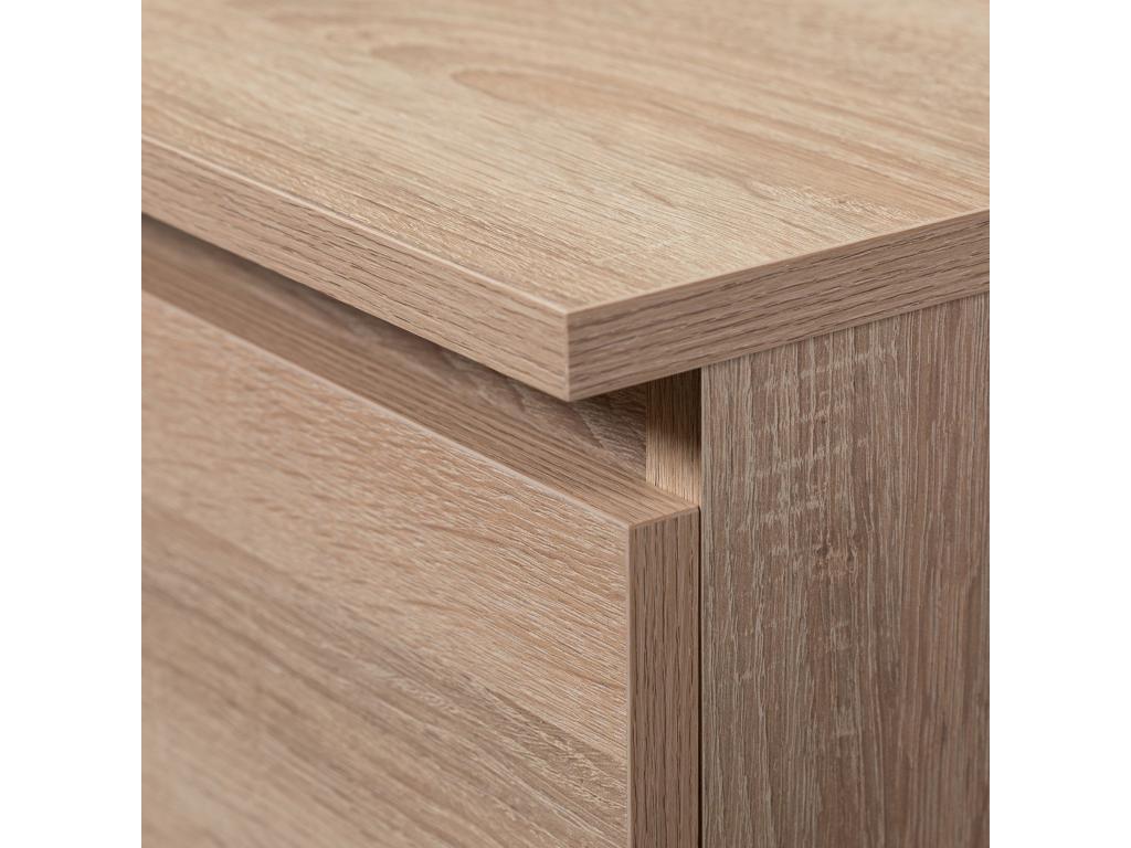 138 x 40 x 77 cm Dresser 6-drawer Light Natural