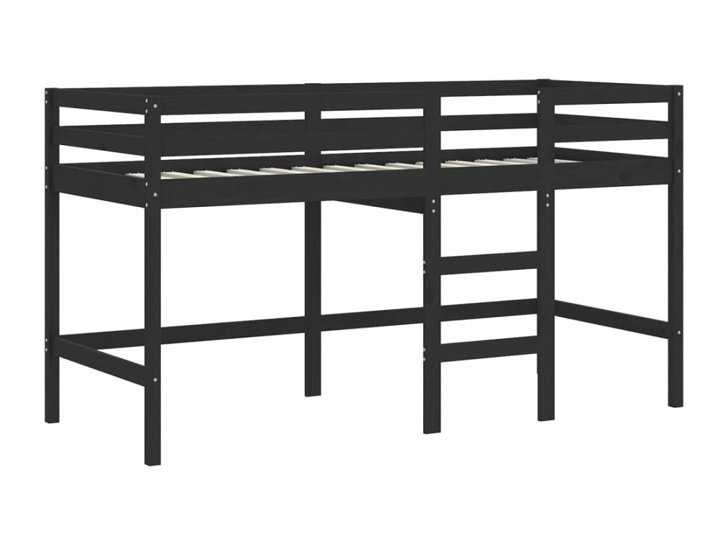 80 x 200 cm Bed without Mattress Wood Black
