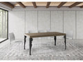 90 x 180 cm Table Extendable Wood Taupe