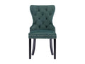51 x 59 x 98 cm Chair 4-piece Velvet Blue