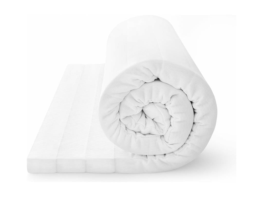 140 x 200 cm Mattress Topper White