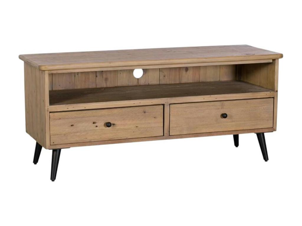120 x 42 x 53 cm TV Stand Wood Beige