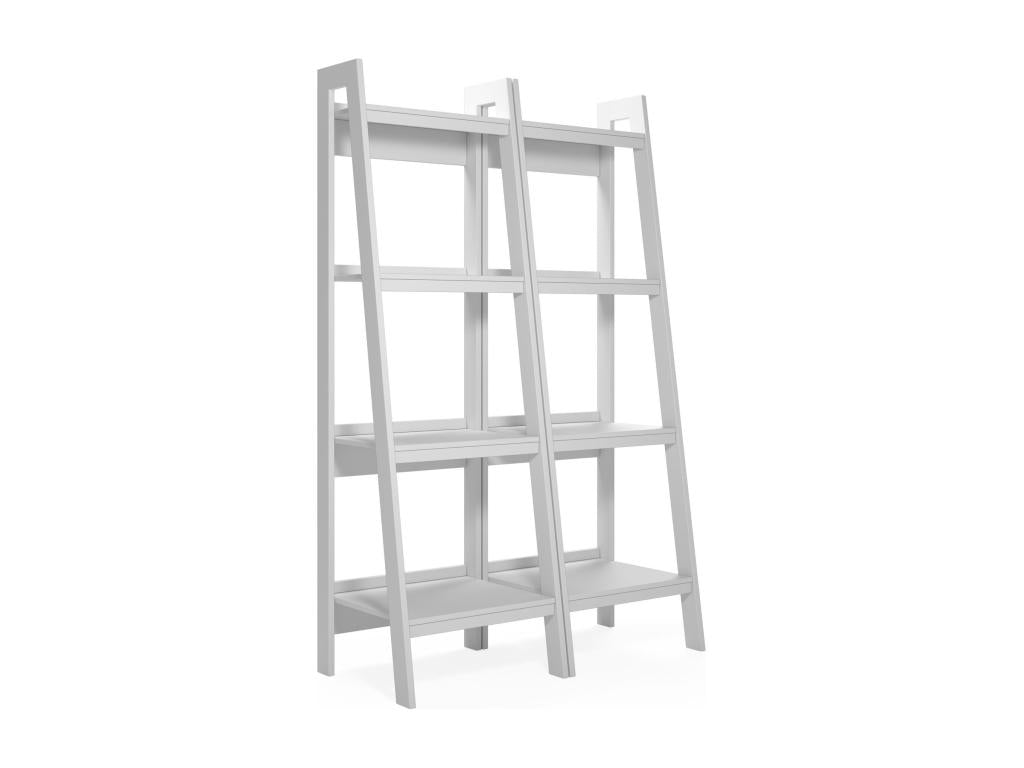 51 x 46 x 150 cm Bookshelf Wood White