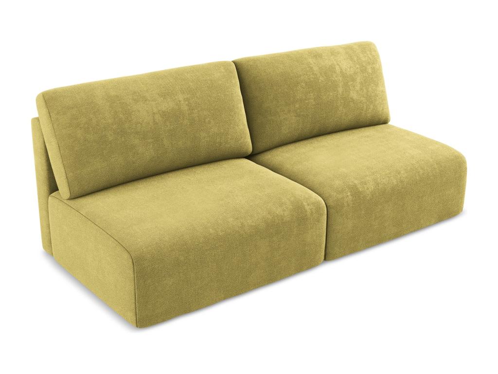 102 x 216 x 79 cm Sleeper Sofa Wood Green