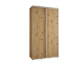 140 x 45 x 235 cm Wardrobe 2-door Wood Light Natural