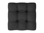 65 x 70 x 60 cm Patio Furniture Set 9-piece Wood Black