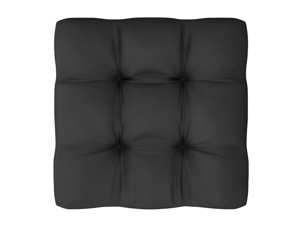 65 x 70 x 60 cm Patio Furniture Set 9-piece Wood Black