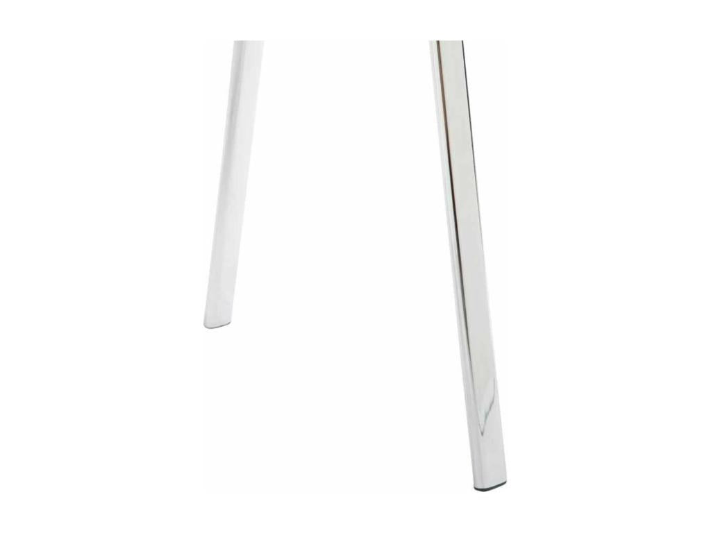 54 x 48 x 79 cm Chair Set of 4 Faux Leather Leather White