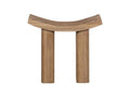 50 x 25 x 45 cm Stool Wood Light Natural
