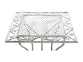 56 x 51 x 93 cm Chair Metal White