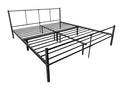 180 x 200 cm Bed Frame Metal Black