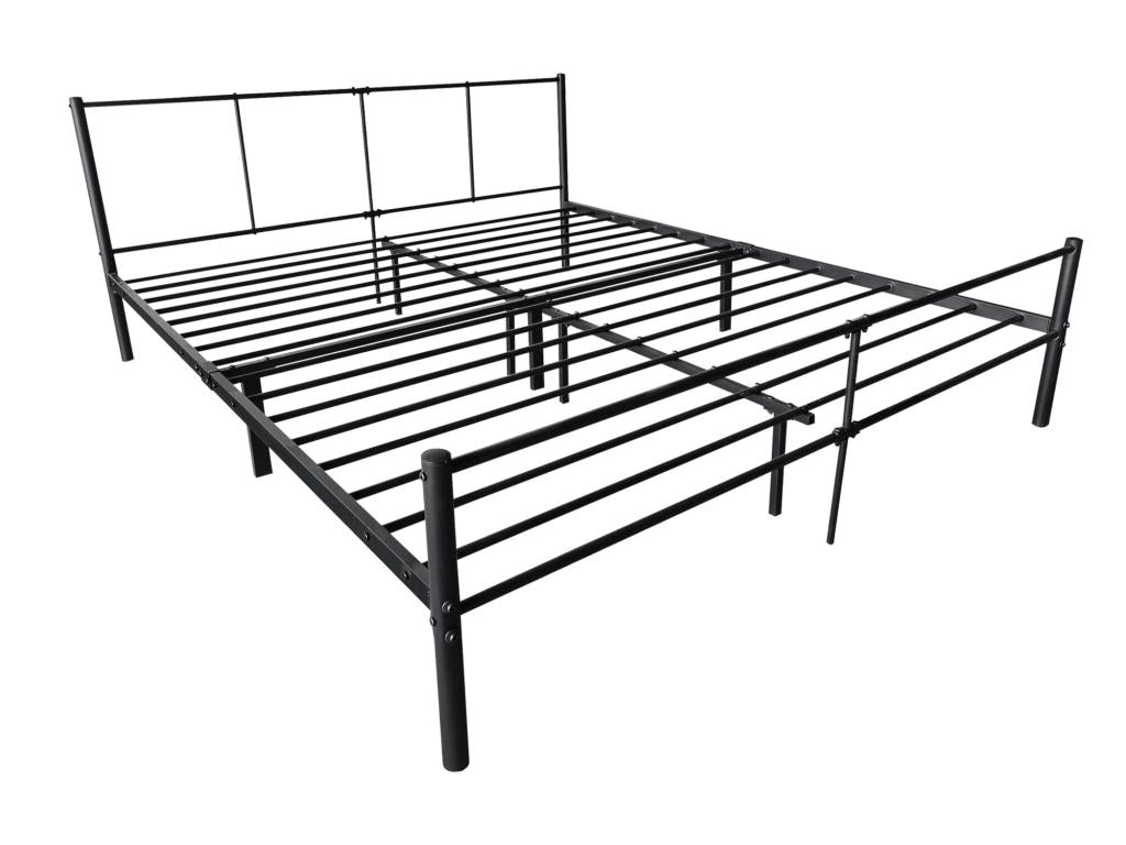 180 x 200 cm Bed Frame Metal Black