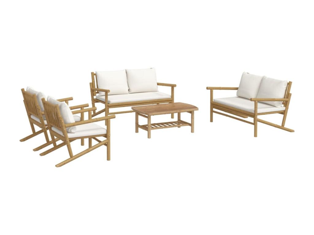90 x 55 x 37 cm Patio Furniture Set 5-piece Wood Brown