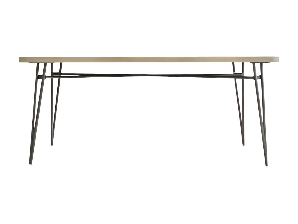 180 x 80 x 76 cm Dining Table Wood Beige