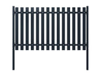 105 x 4 x 150 cm Fence Panel Steel Gray