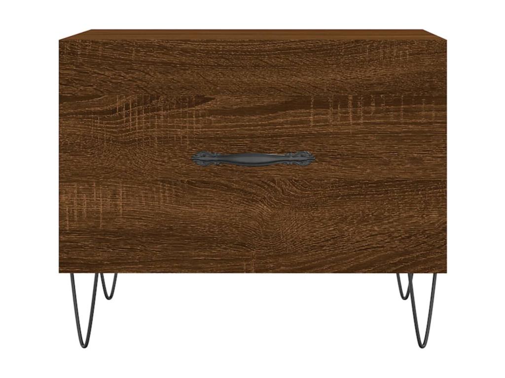 50 x 50 x 40 cm Coffee Table Wood Brown