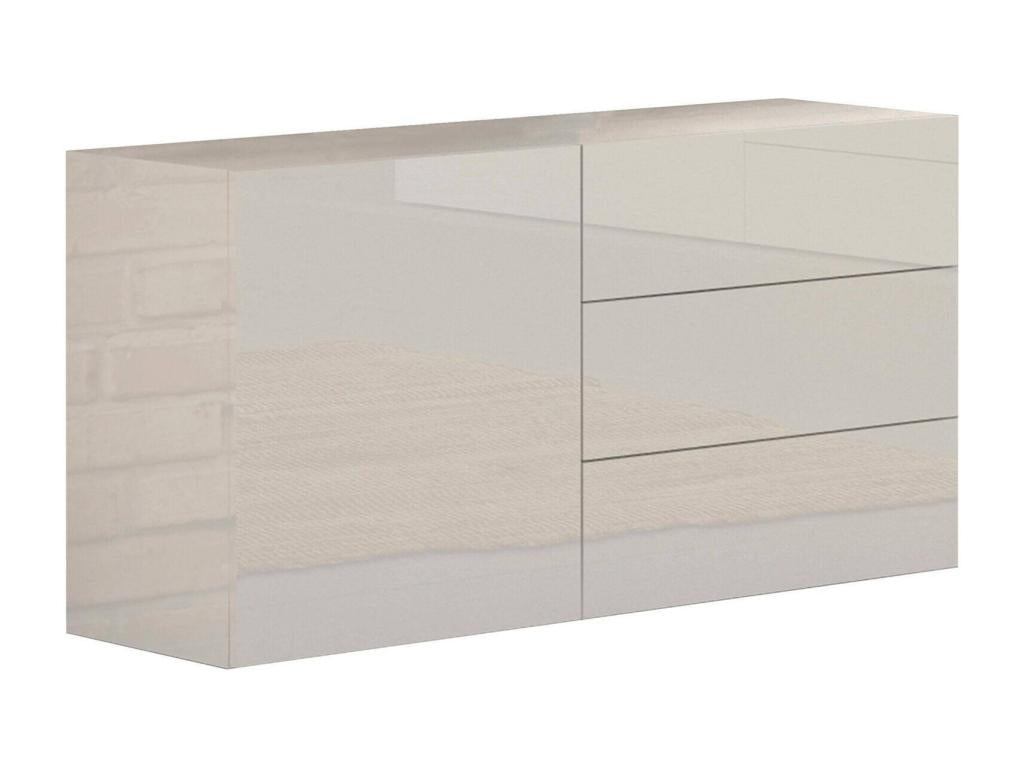 110 x 40 x 35 cm Sideboard 3-drawer Wood White