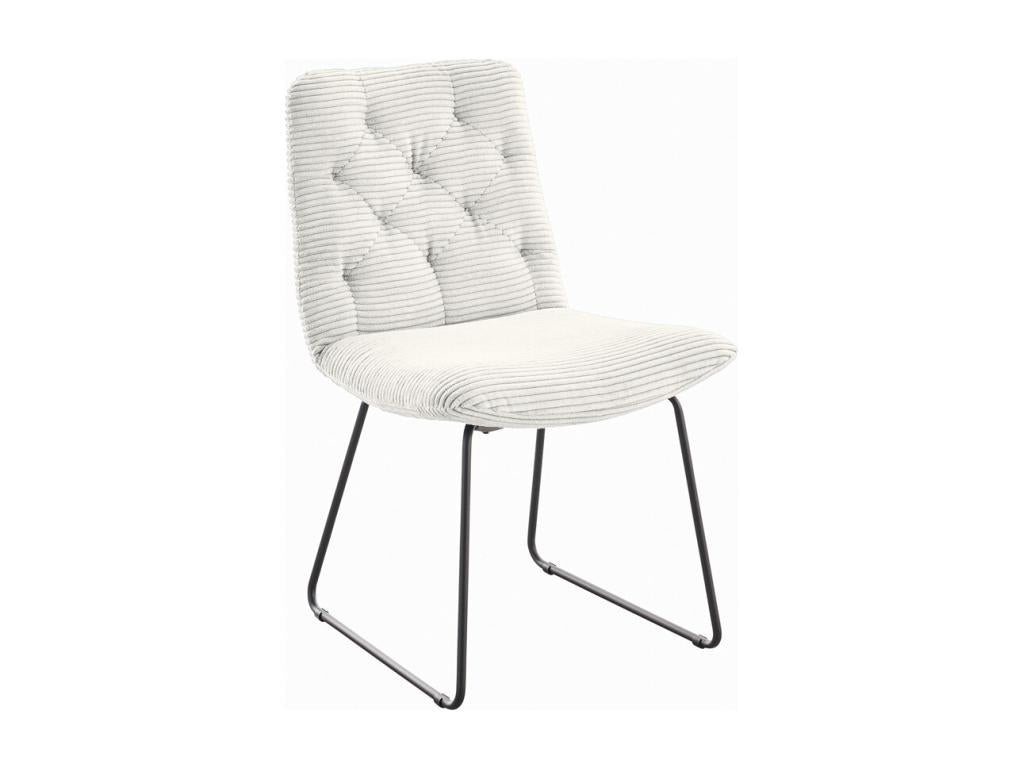 52 x 66 x 87 cm Chair Velvet White