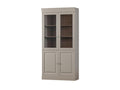 105 x 40 x 215 cm Sideboard Cabinet 4-door Wood Beige
